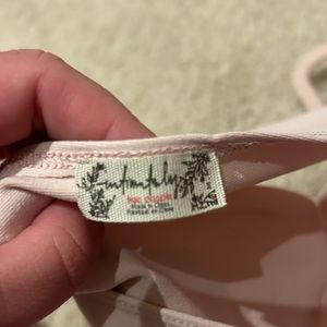 Free people body suit light pink